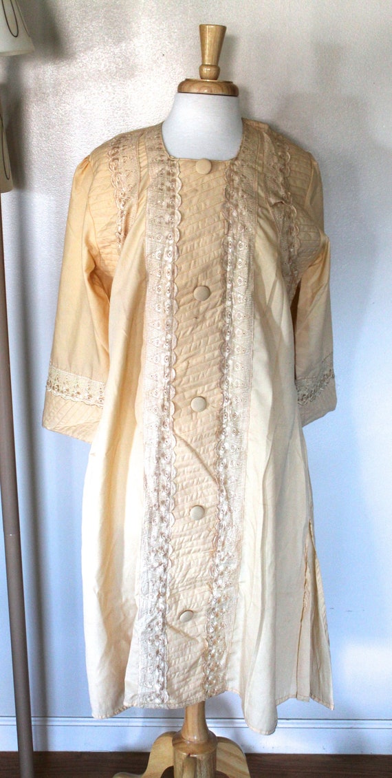 Vintage 1960's-70's Yellow Indian Style Hippie Dre