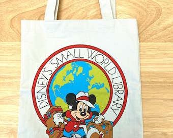 Vintage Disneyland Shopping Bag: 1980s-90s Plastic Tote (12x20
