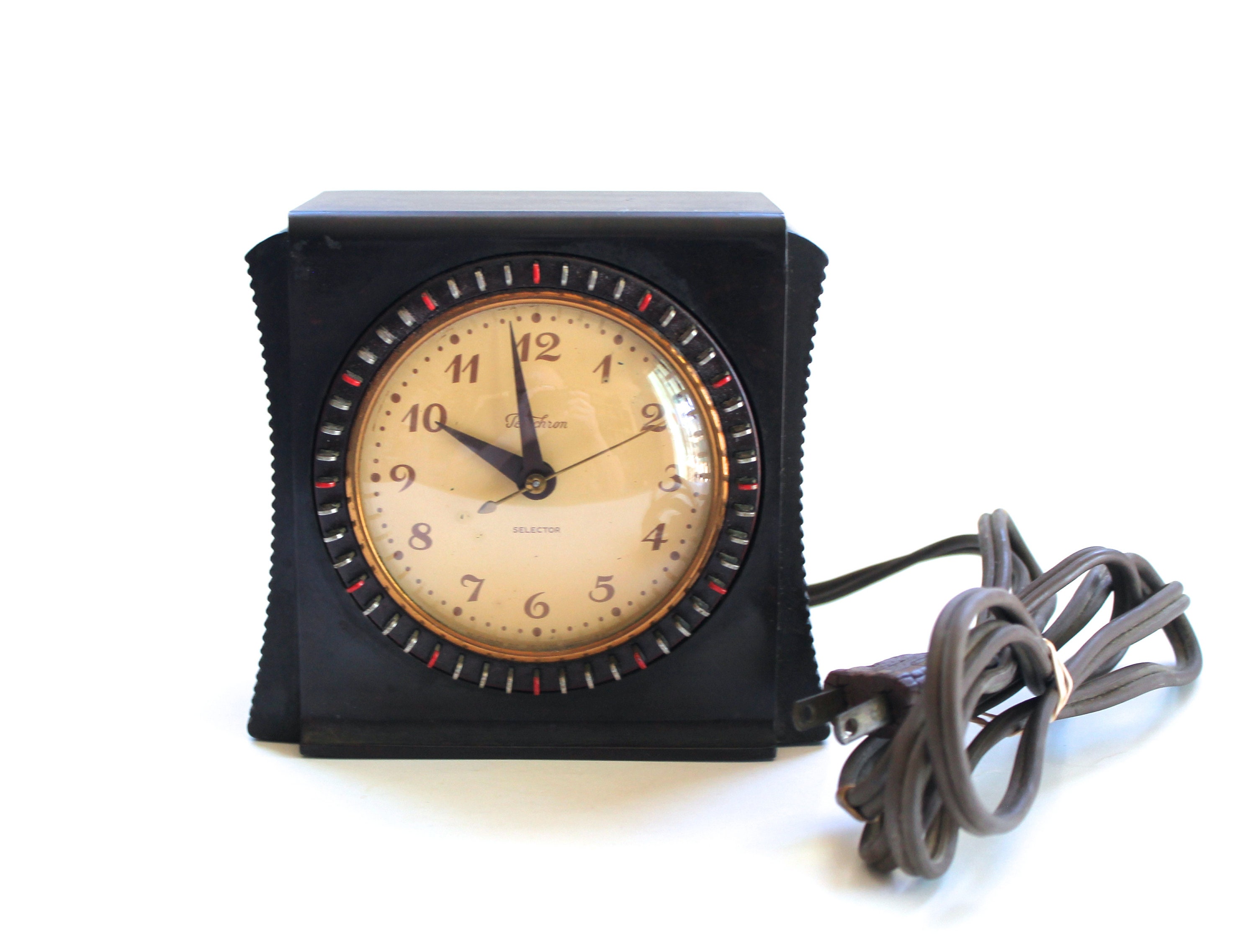 50's Telechron Clock - Etsy