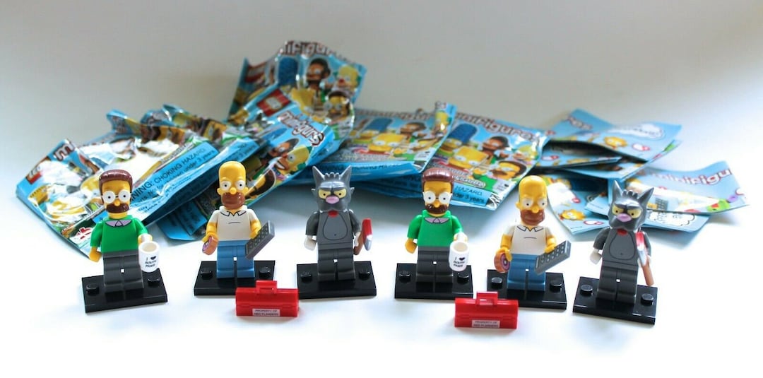 The Simpsons Lego Mini Figures Lot of Complete Homer Simpson