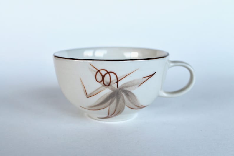 Hand Painted Porcelain China Vintage 1940/'s Winfield Passion Flower Tea Cup
