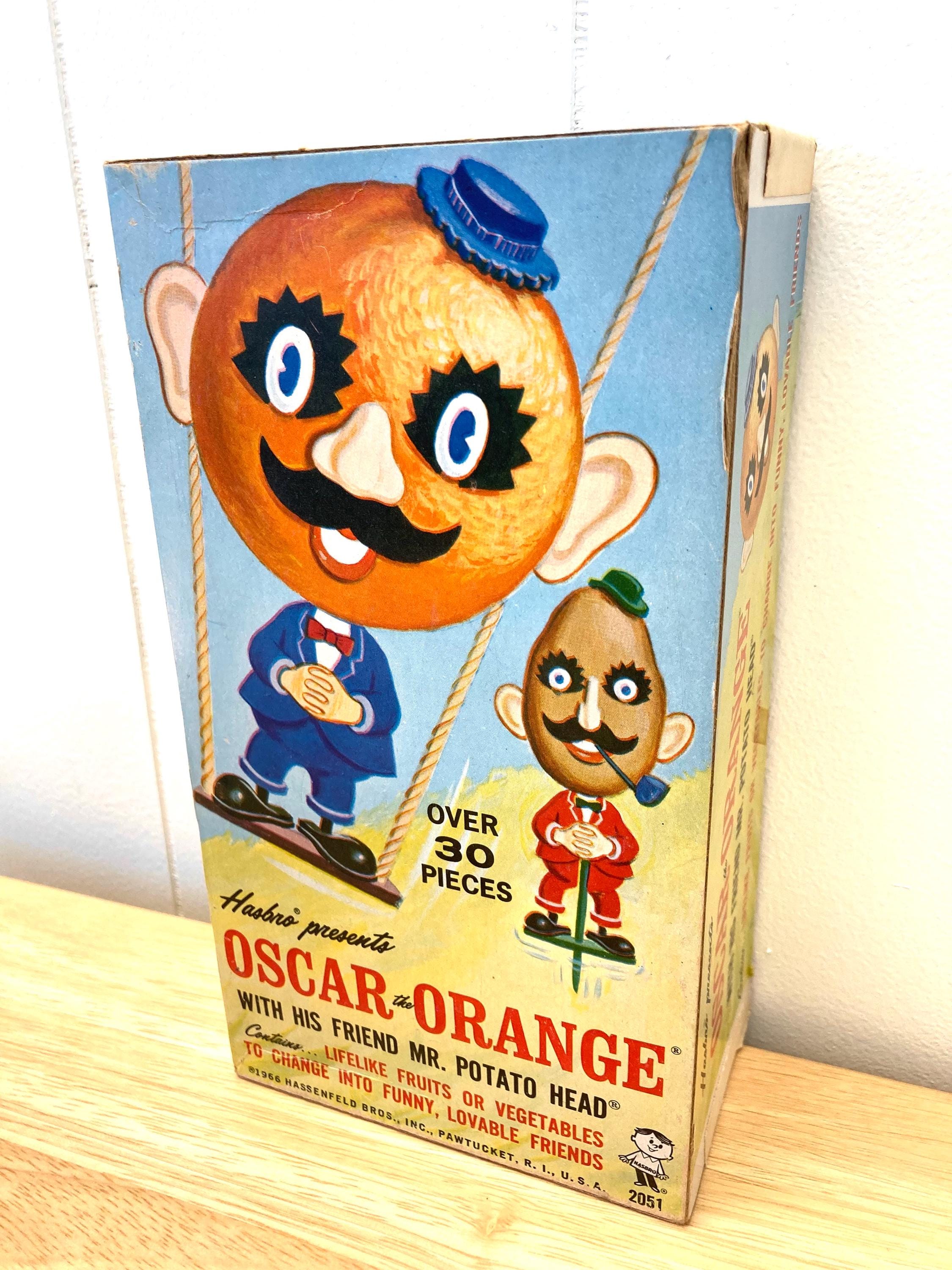Vintage 1960's Mr. Potato Head Oscar the Orange Set With