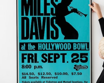 Póster de jazz vintage: Impresión musical clásica de jazz en vivo - 24 x 36 ENMARCADO