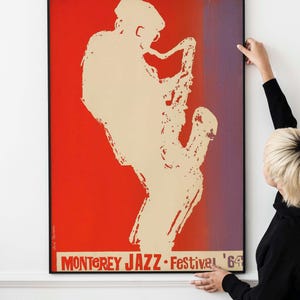 Two Vintage Jazz Festival Poster – Vintage Concert Art, Classic Jazz Music Print, Retro Wall Decor