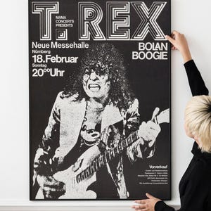 1970s Rock Concert Poster – Vintage Classic Rock Music Art Print