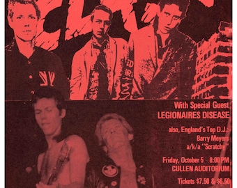 Rancid, Rocket From the Crypt Club Gig Poster Print - Etsy