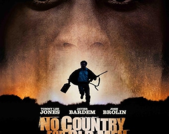 2000s Crime Western Movie Poster – Modern Neo-Western Cinema Print