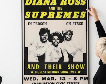 Vintage Soul Concert Poster – Classic RnB Funk Music Print, Retro 60s Festival Collectible Artwork PRINTABLE DOWNLOAD