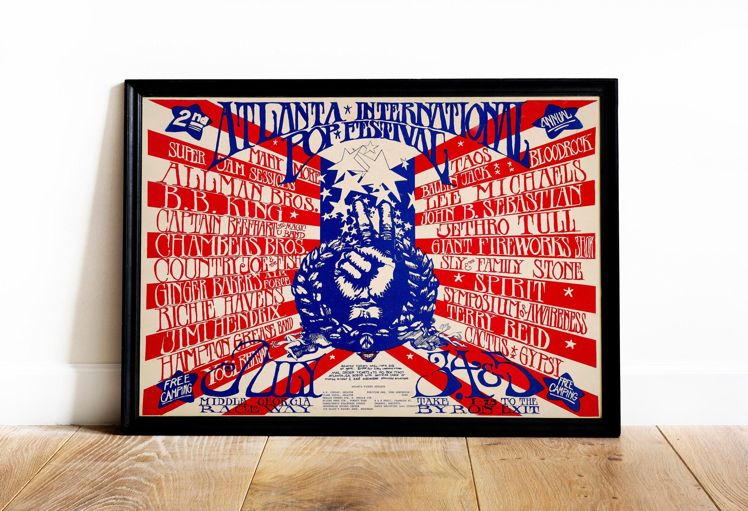 Atlanta Pop Festival - Etsy