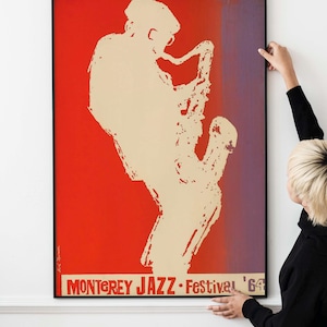 Set of 4 Vintage Jazz Festival Posters – Classic Music Wall Art Prints DIGITAL DOWNLOAD