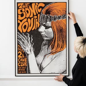 Sonic youth poster - Etsy 日本