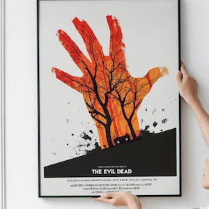 The Evil Dead 1981 Poster – Cult Horror, Vintage Movie Print PRINTABLE DOWNLOAD