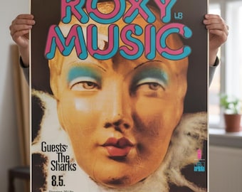 Vintage Rock Concert Poster – Classic Psychedelic Festival Print, Retro 70s Music Collectible Artwork