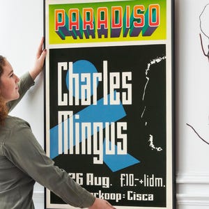 Charles Mingus Jazz Poster – Vintage Bebop Club Print for Classic Jazz Wall Art