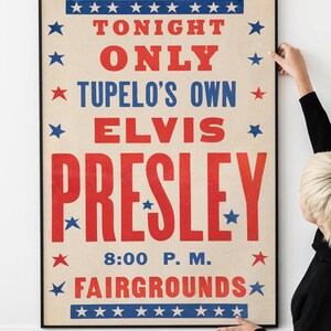 1957 Vintage Rock and Roll Poster – Classic 50s Concert Print, Retro Music Collectible Artwork