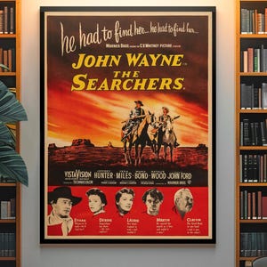 Western Movie Poster The Searchers PRINTABLE DOWNLOAD