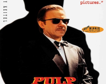 Pulp Fiction 1994 Alternative Movie Poster Cannes Film Festival Release