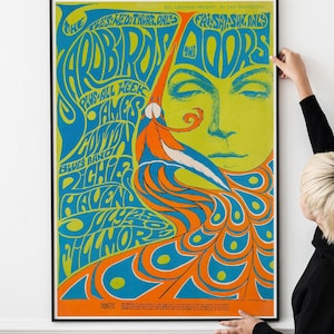 60s and 70s Psychedelic Rock Posters - Etsy