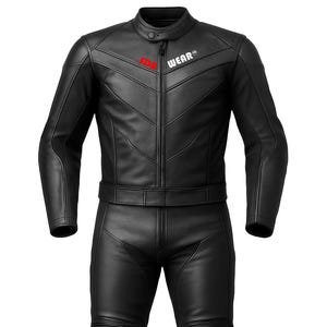 Leather Motorcycle Racing Suit: SDB WEAR™ 2PC Cowhide Armor
