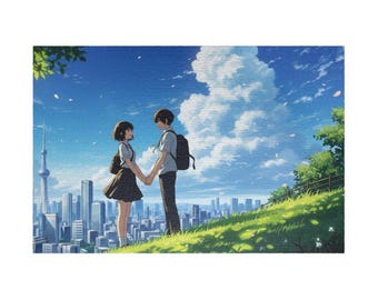 Promise Under the Summer Sky - Anime Style 1014-piece Jigsaw Puzzle for Dreamy Hearts