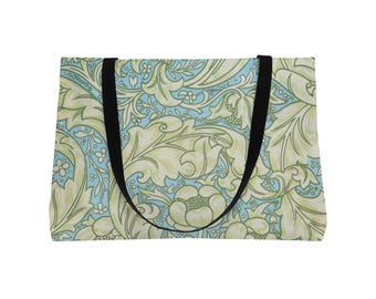 Cornflower Reverie Tote Bag – William Morris Inspired Arts & Crafts Floral | Vintage Pattern Canvas Bag