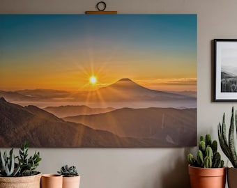 Rising Sun of Mt. Fuji – Sacred Dawn Landscape 1014-Piece Jigsaw Puzzle | Japanese Iconic Nature Art