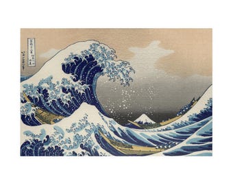 The Great Wave off Kanagawa Puzzle - 1014 Pieces,Timeless Japanese Art by Hokusai | Perfect for Relaxation, Gifting & Decor