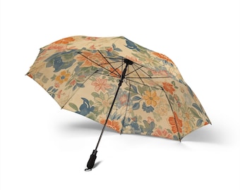 Kyoto Garden Umbrella – Vintage Bloom Edition | Luxury Japanese Floral Parasol