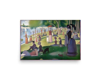 ジョルジュ・スーラ作「グランド・ジャット島の日曜日の午後」 | 点描