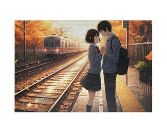 Whispers of Autumn - Anime 1014-piece Jigsaw Puzzle for Couples & Fall Lovers