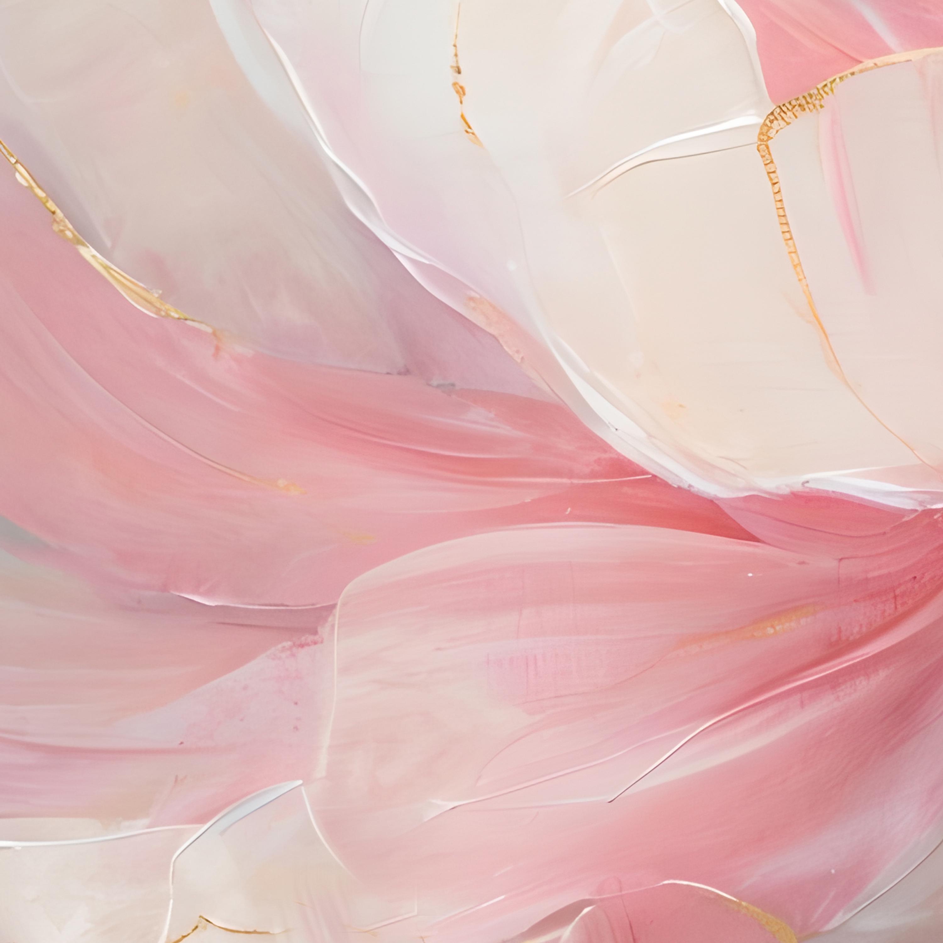 Abstract Floral Wall Art Printable, Blush Pink Flower Print ...
