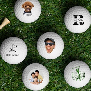 Custom Golf Balls, Dad Golf Ball, Sports Gifts For Him, Fathers Day Gifts, Best Dad By Par, New Dad Gift, Golf Gift, Fathers Day Golf Gift