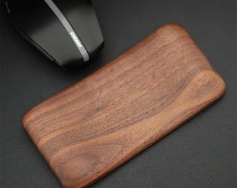 Personalized Luxurious Walnut Keyboard Wrist Rest, Mechanical Keyboard Wrist Pad for Typing Pain Relief, Gaming Keyboard Rest Anti-Slip Pad