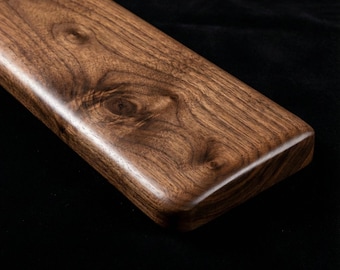 Custom Wooden Keyboard Wrist Rest & Mouse Wrist Pad – Solid Wood Wrist Support – Personalized Name/Engraving – Gift for Gamers Office