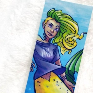 Got H2O? Punk Mermaid Bookmark