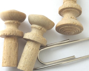 Tiny Georgian  knobs with concentric circles