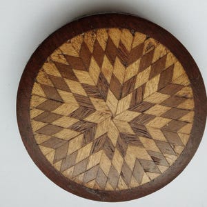 Tunbridge ware pincushion, antique design