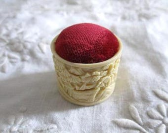 Pincushion bucket, Chinese design replica