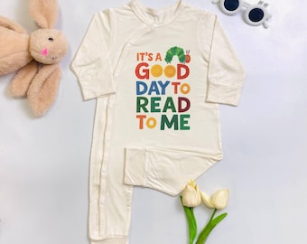 It's A Good Day To Read To Me Baby Bodysuit, Bookworm Baby Romper, Read To Me Baby Bodysuit, Book Lover Gift