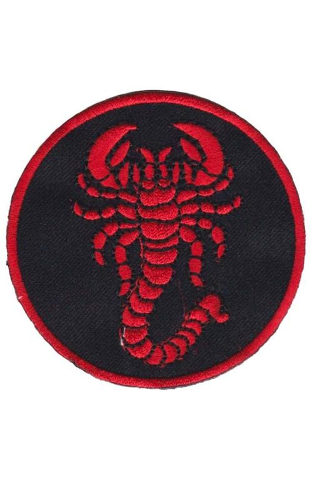 Scorpions Red Scorpion Skorpion Round Embroidered Patch Badge Applique ...