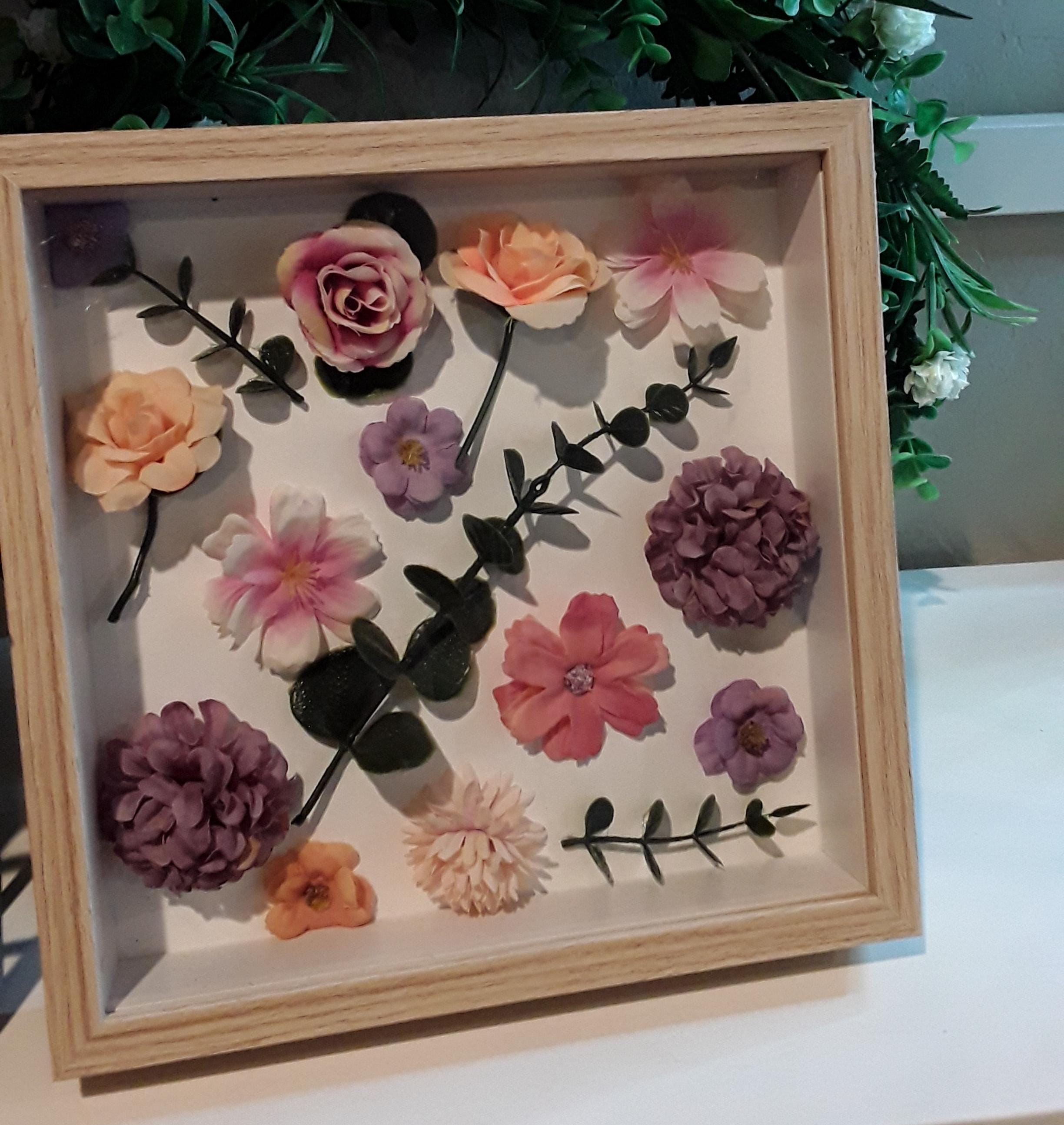 Cute Shadowboxes Floral Shadow Box, Personalized Nursery Decor, Shabby Chic, Girls ...