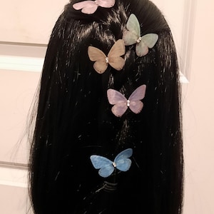 Butterfly Hair Clips Set Of 5, ButterflyHair Clips, Butterfly Accessories, Hair Clip Set, Hair Accessories, Girls Hair Clips, Butterflies