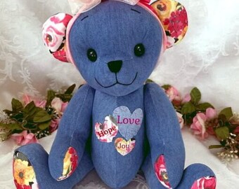 Custom Made Memory Bear- Memorial Teddy Bears & Memory Keepsakes by TammyBears