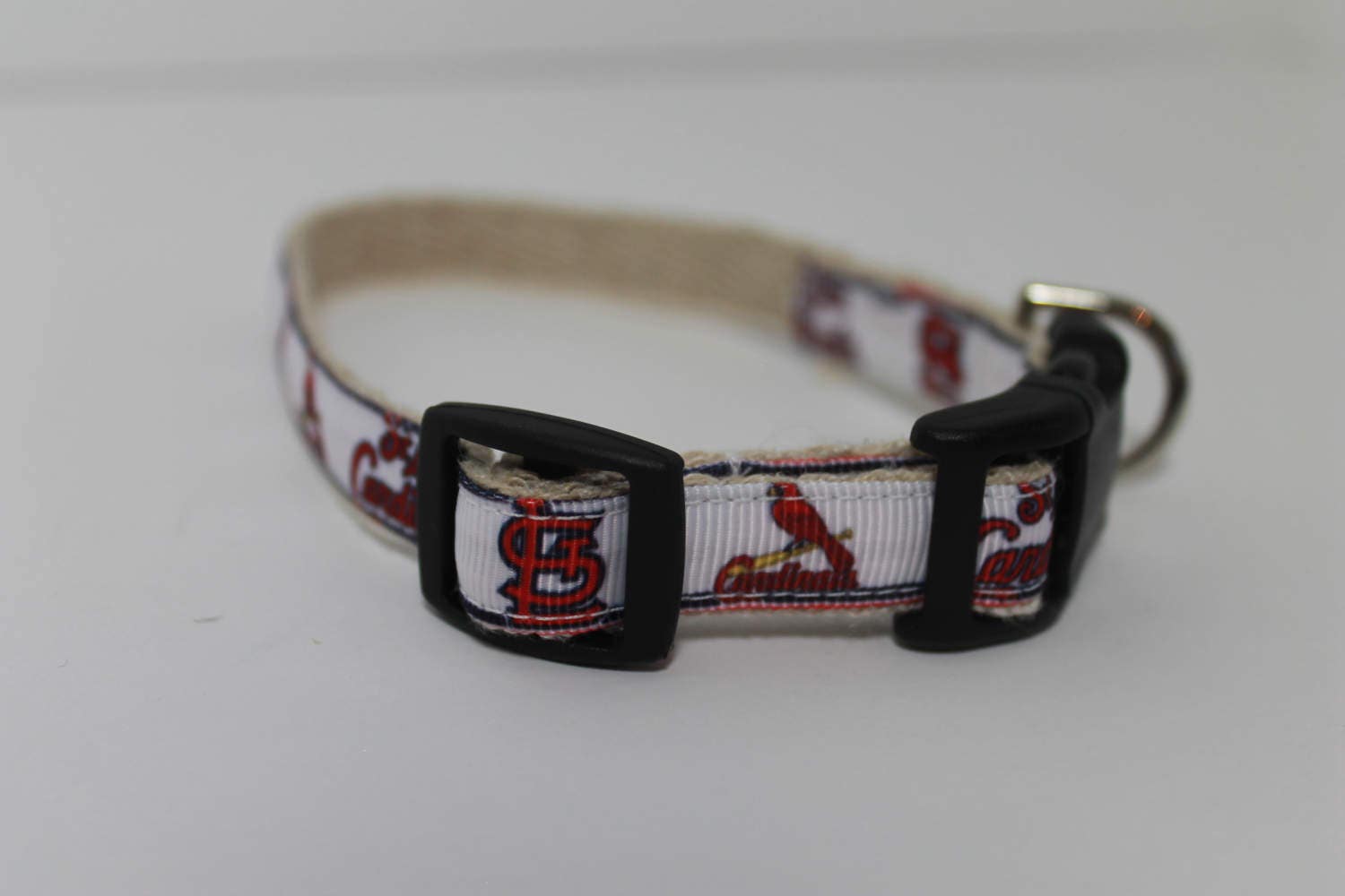 Pink St. Louis Cardinals Handmade Dog Collar - XS — The Dog Collar
