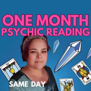Lectura psíquica mensual, predicciones, tarot, Lenormand, oráculo, entrega el mismo día.