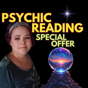 Lectura psíquica precisa, clarividente, mensajes espirituales, amor, carrera, guía espiritual, lectura personal rápida, oferta de lanzamiento el mismo día.