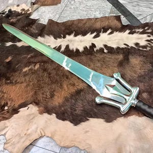 Handmade Fantasy-Inspired Kirito Sword with Leather Sheath | Stainless Steel Collectible Sword | Gift Wife