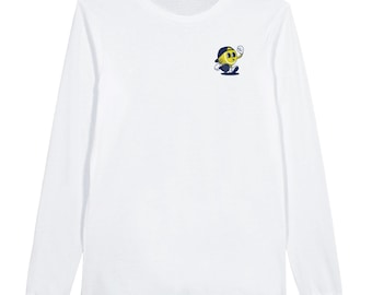 Padel cartoon t shirt | Paddle tennis design print | Paddel gift present | unisex men women tee | long sleeve apparel clothing
