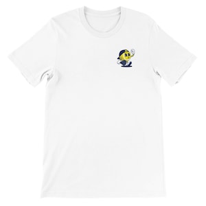 Padel cartoon t shirt | Paddle tennis design print | Paddel gift present | unisex men women tee | short sleeve apparel clothing image 2