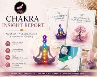 Lectura de chakras y escaneo del aura / Análisis de patrones de creencias / Escaneo de energía de biorresonancia